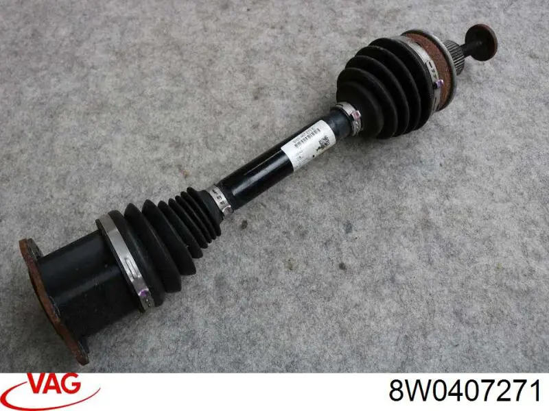 Semieje delantero 8W0407271 VAG