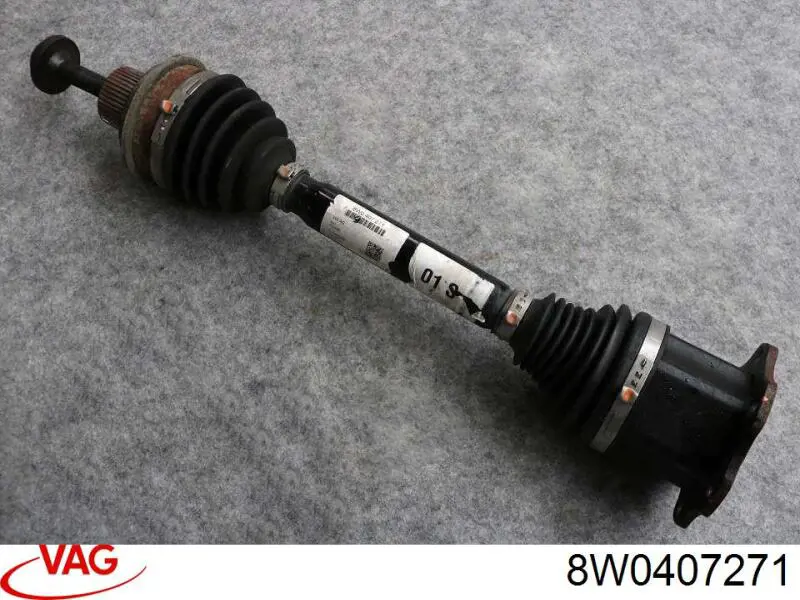Semieje delantero VAG 8W0407271