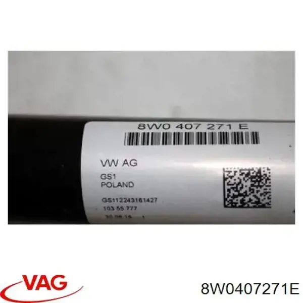 Semieje delantero VAG 8W0407271E precio, desde 130,68 EUR