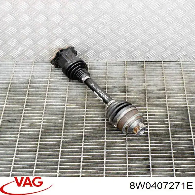 Semieje delantero 8W0407271E VAG