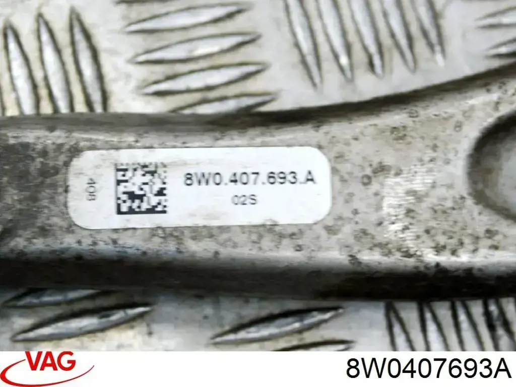 Brazo inferior izquierdo de la suspensión delantera VAG 8W0407693A