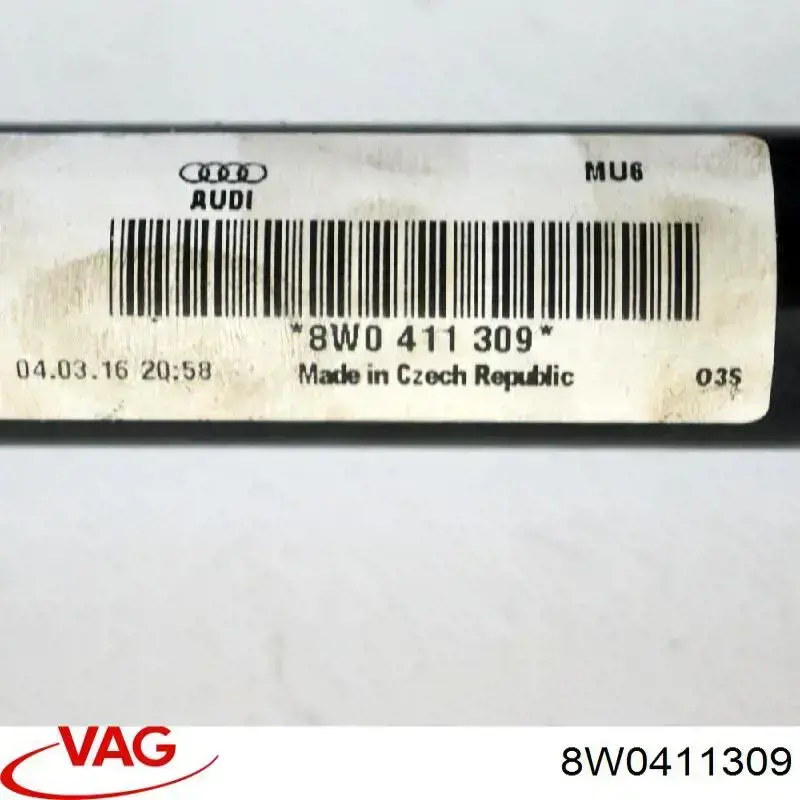 Estabilizador delantero VAG 8W0411309 precio, desde 127,78 EUR