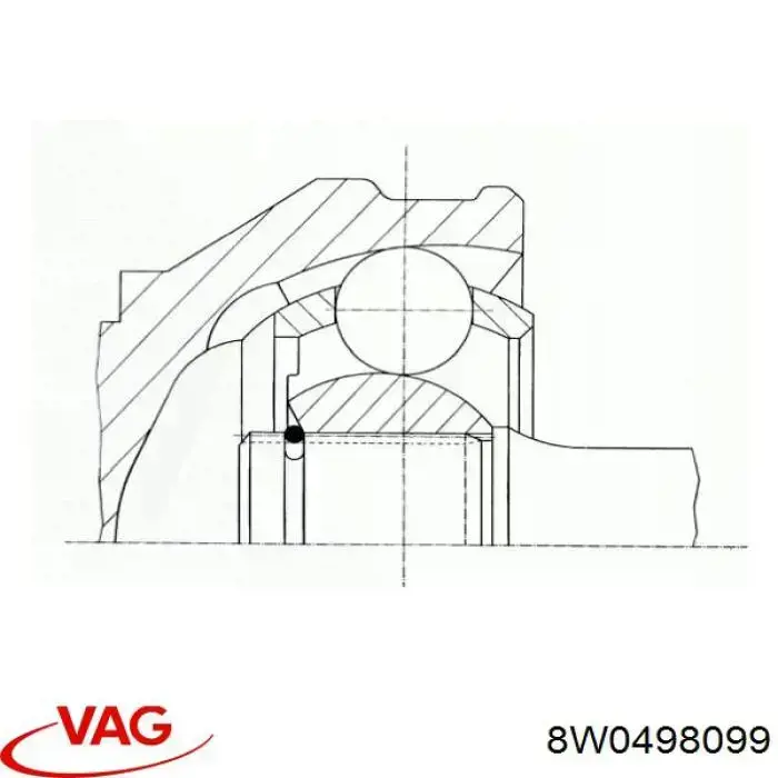 8W0498099C VAG Junta homocinética