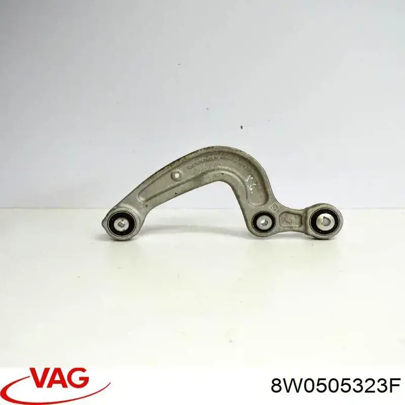 Brazo superior izquierdo de la suspensión trasera 8W0505323F VAG