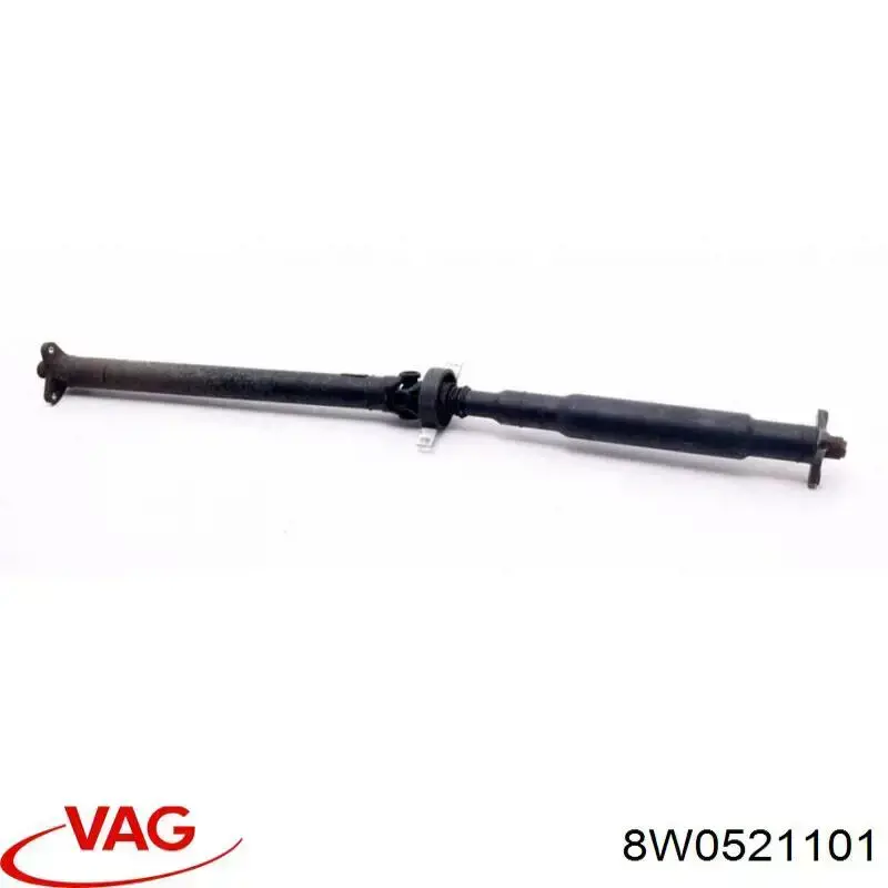 8W0521101 VAG Árbol cardán trasero completo
