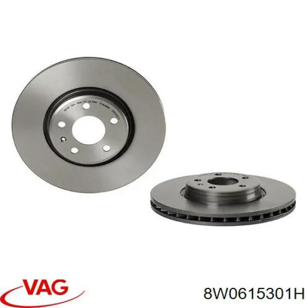 Frenos delanteros VAG 8W0615301H precio, desde 85,73 EUR