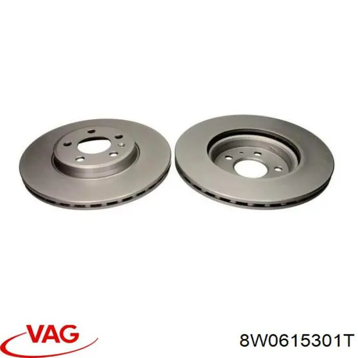 Disco de freno 8W0615301T VAG