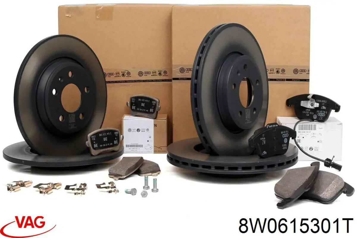 Disco de freno 8W0615301T VAG