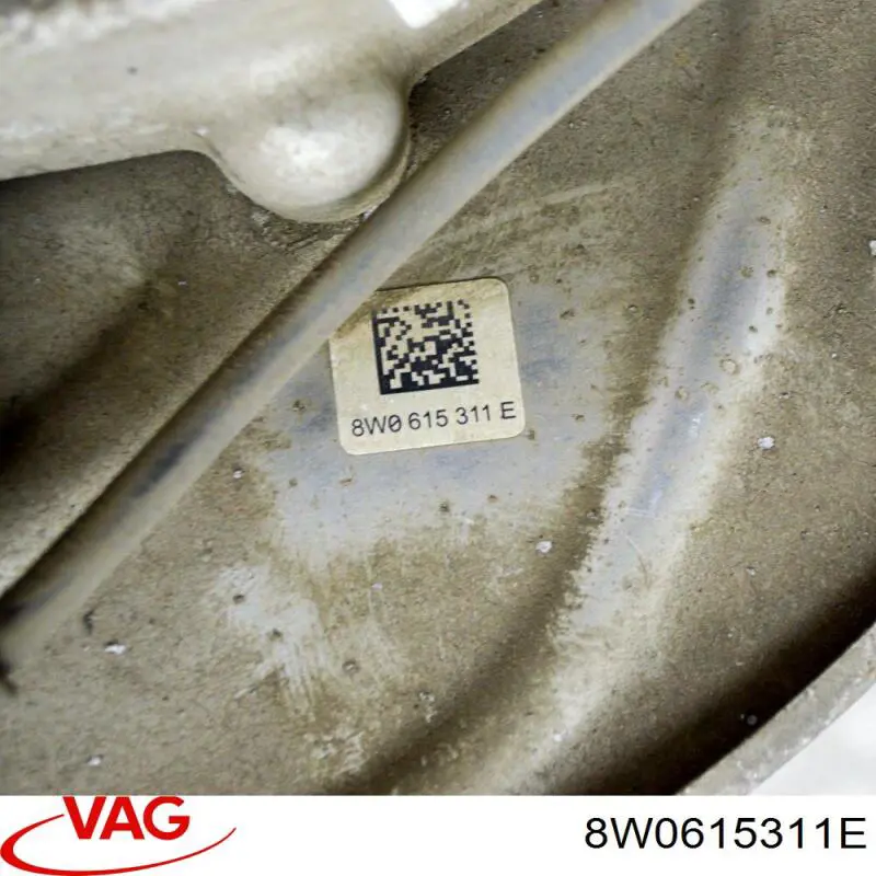 8W0615311E VAG Protector del disco de freno delantero izquierdo