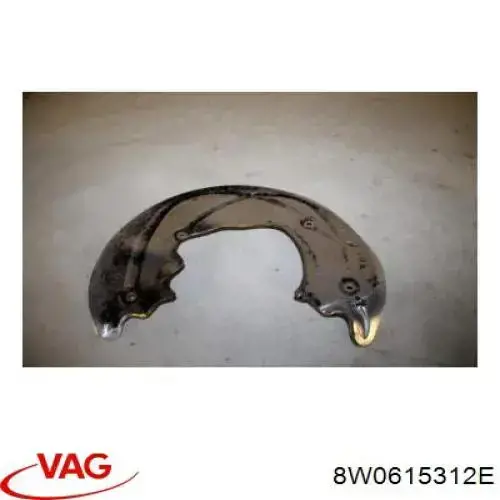 Comprar 8W0615312C VAG Protector de disco de freno delantero derecho