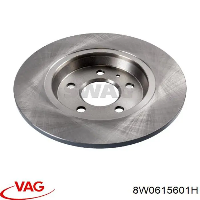 Disco de freno trasero VAG 8W0615601H precio, desde 44,97 EUR