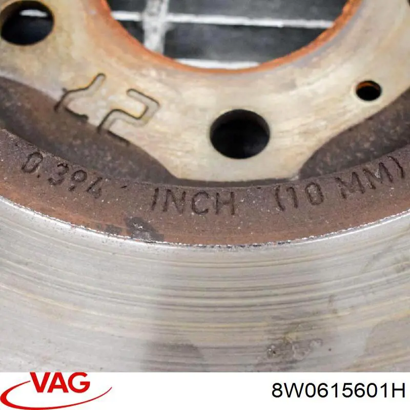 Comprar 8W0615601H VAG Disco de freno trasero