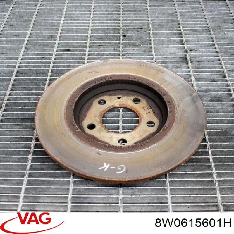 8W0615601H VAG disco de freno trasero