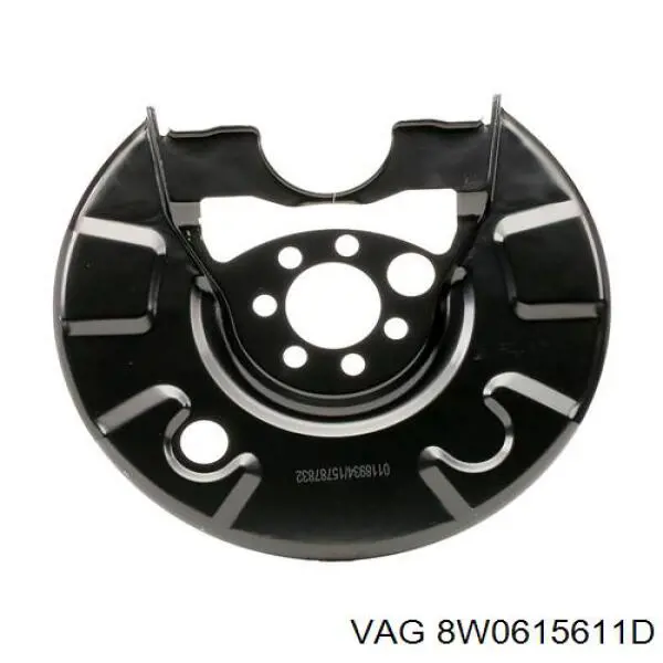Protector de disco de freno trasero izquierdo VAG 8W0615611 precio, desde 59,60 EUR