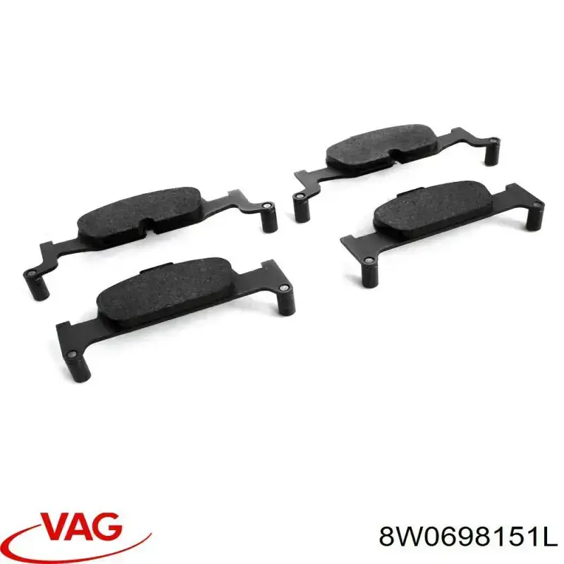 Pastillas de freno 8W0698151L VAG