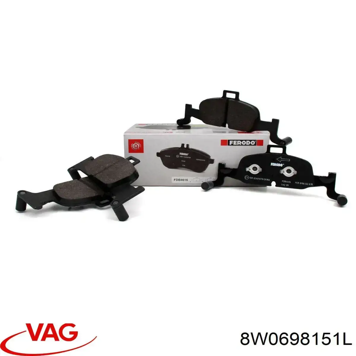 Pastillas freno delanteras VAG 8W0698151L precio, desde 46,93 EUR