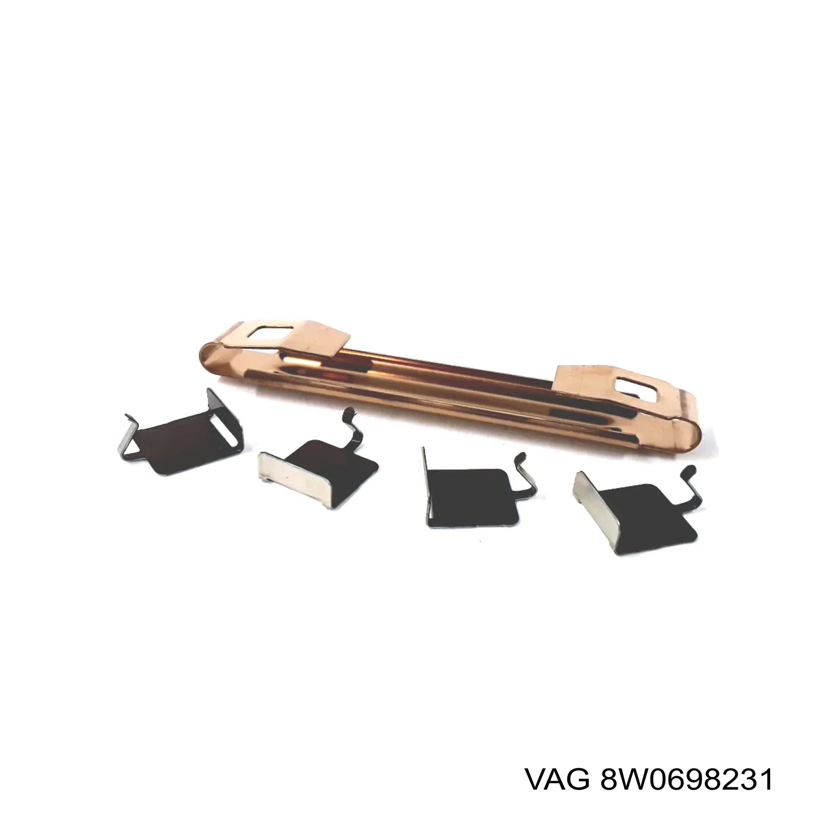 Juego de reparación de pastillas de freno 8W0698231 VAG