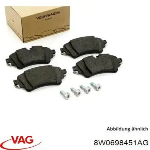 Pastillas traseras de freno VAG 8W0698451AG precio, desde 39,53 EUR