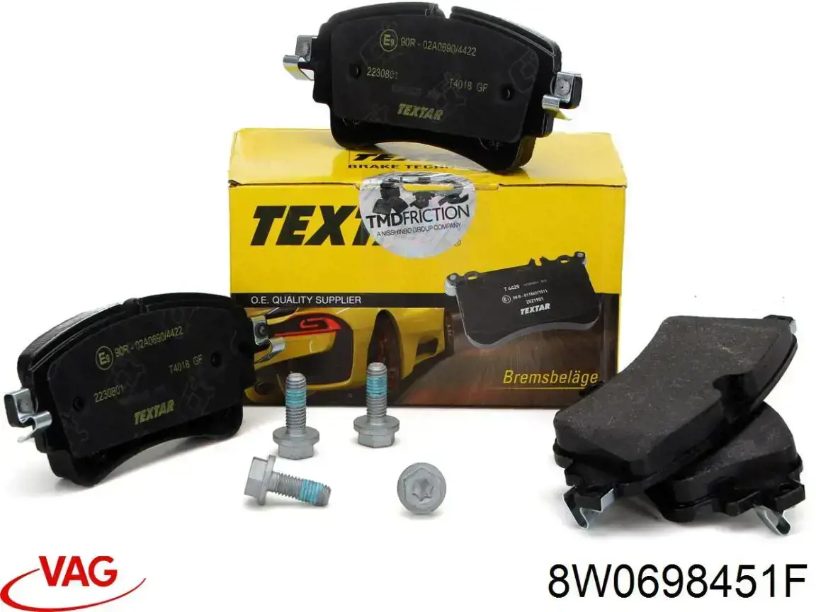 Pastillas traseras de freno VAG 8W0698451F precio, desde 30,97 EUR