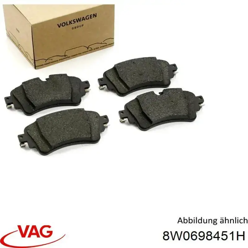 Pastillas traseras de freno VAG 8W0698451H precio, desde 30,97 EUR