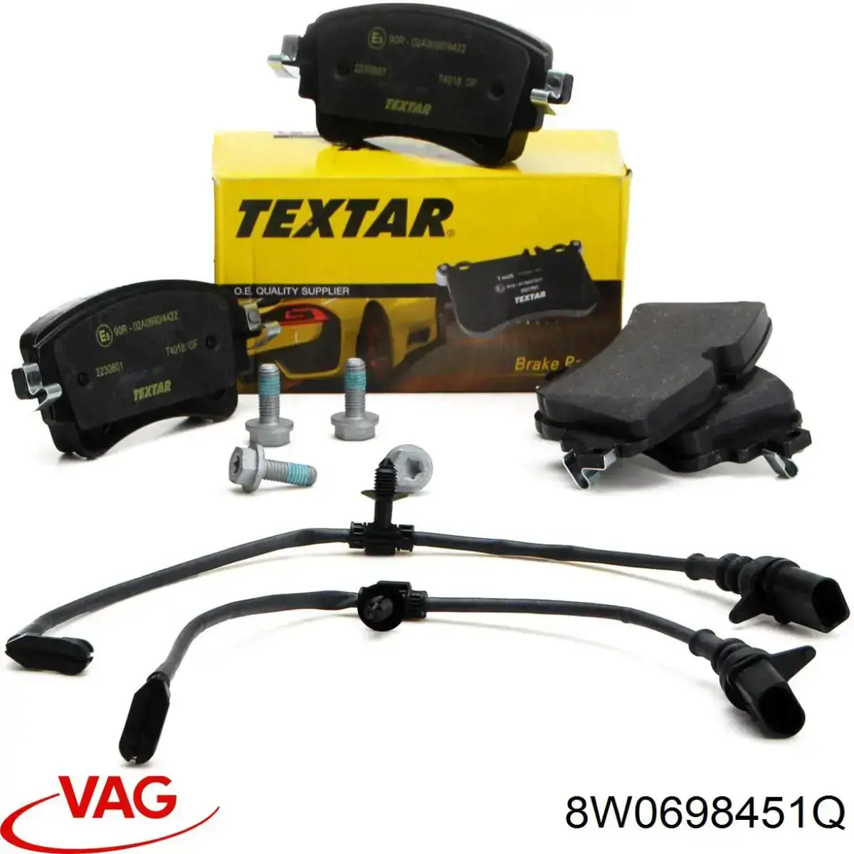 8W0698451Q VAG Pastillas freno traseras