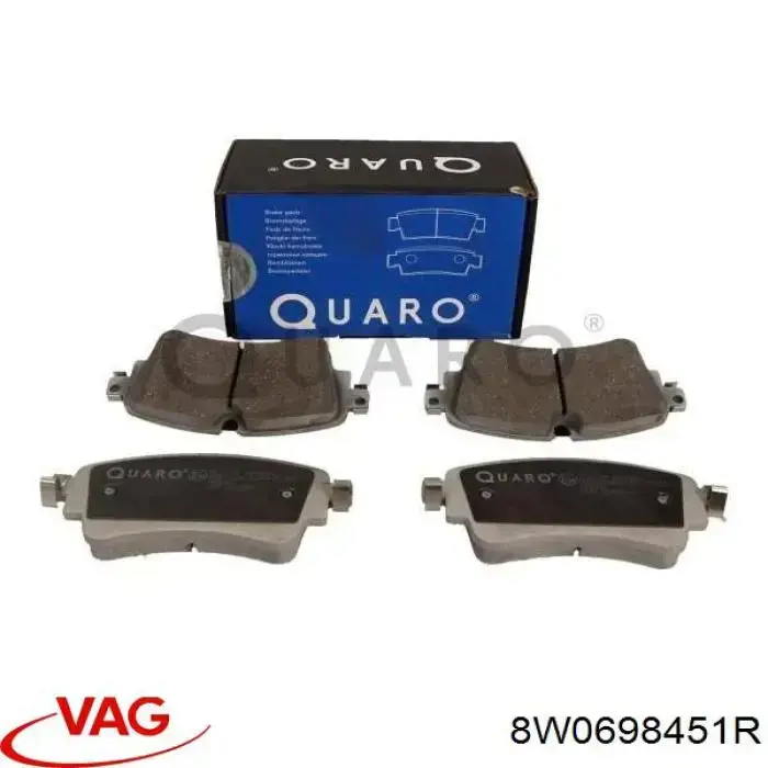 Comprar 8W0698451R VAG Pastillas de freno traseras