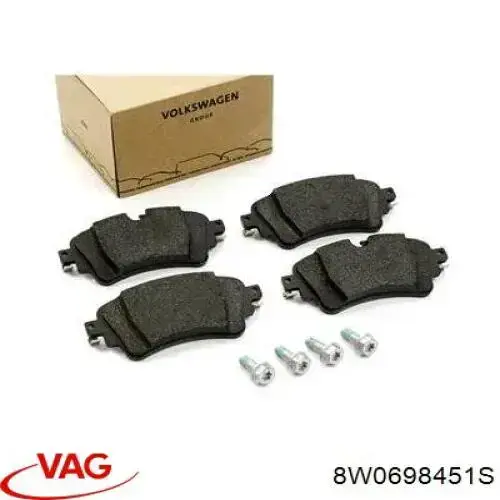 Comprar 8W0698451S VAG Pastillas de freno traseras
