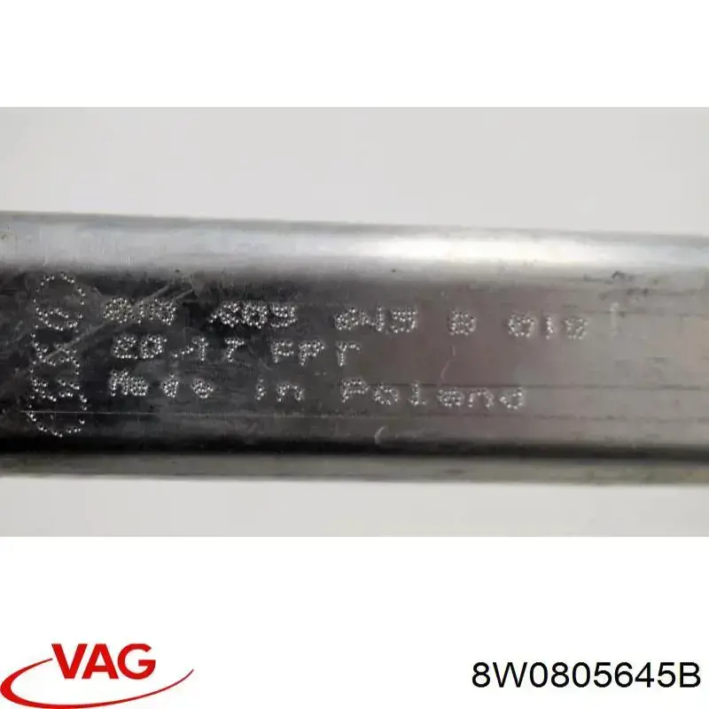 8W0805645A VAG Barra de refuerzo de torretas delanteras izquierda
