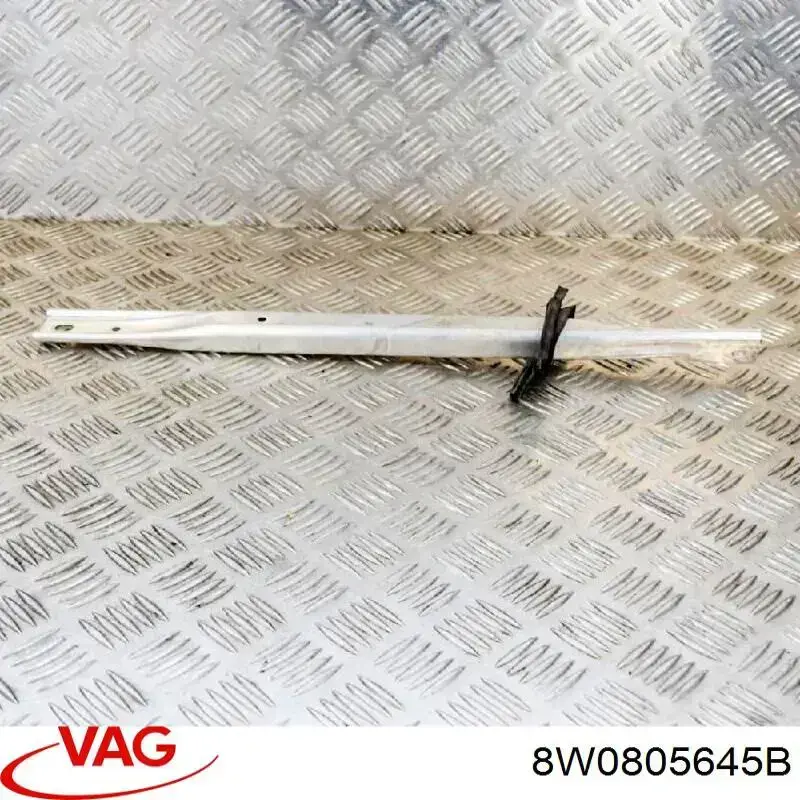 Barra de refuerzo de torretas delanteras izquierda 8W0805645A VAG