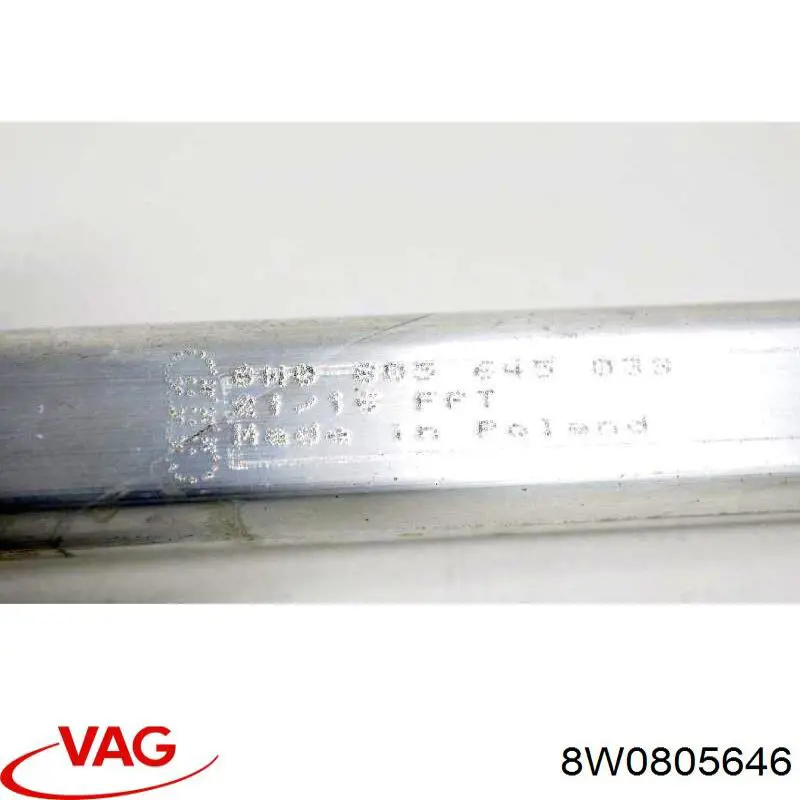Barra de refuerzo de torretas delanteras derecha VAG 8W0805646 precio, desde 20,27 EUR
