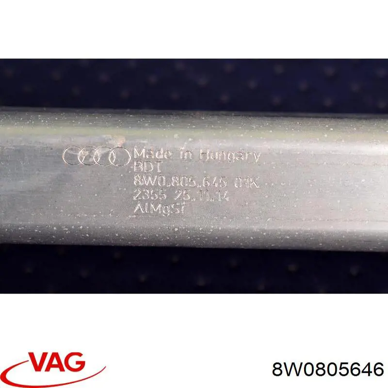 Barra de refuerzo de torretas delanteras derecha VAG 8W0805646 precio, desde 20,27 EUR