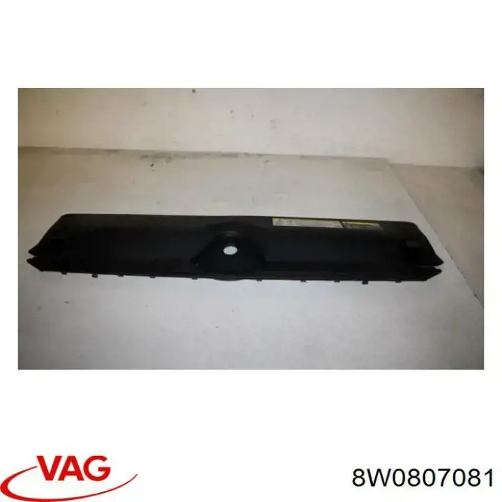 8W0807081 VAG Cubierta superior del panel frontal (soporte del radiador)