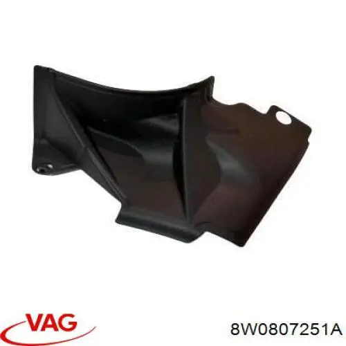 Absorbente paragolpes delantero VAG 8W0807251A
