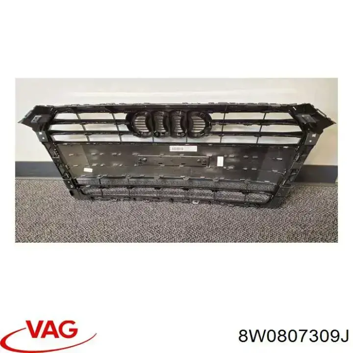 Refuerzo parachoques trasero 8W0807309J VAG