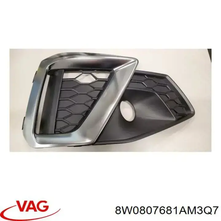 Comprar 8W0807681AM3Q7 VAG Rejilla inferior del parachoques delantero