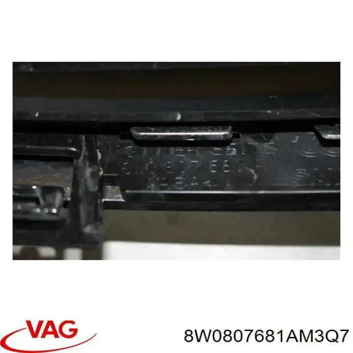 Rejilla inferior del parachoques delantero VAG 8W0807681AM3Q7 precio, desde 64,43 EUR