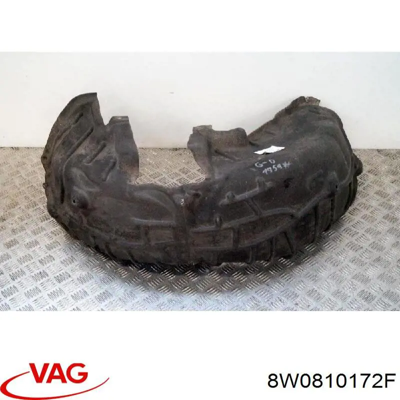 8W0810172F VAG Guardabarros interior, aleta trasera, derecho