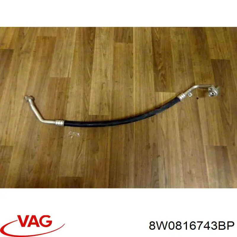 Manguera de aire acondicionado de evaporador al compresor 8W0816743BP VAG