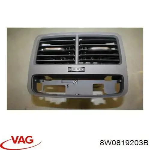Comprar 8W0819203B VAG Rejilla de ventilación trasera en el apoyabrazos