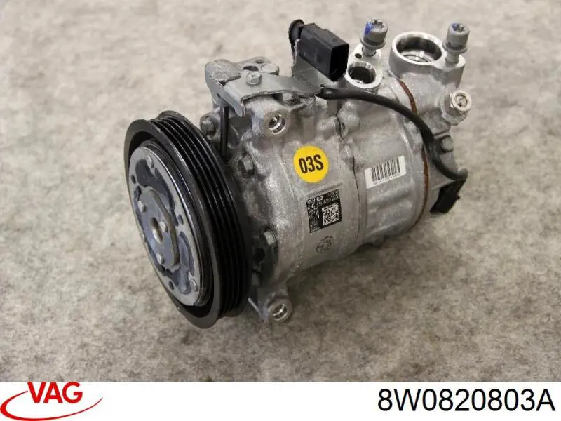 Compresor de aire acondicionado PAB82080310 Porsche