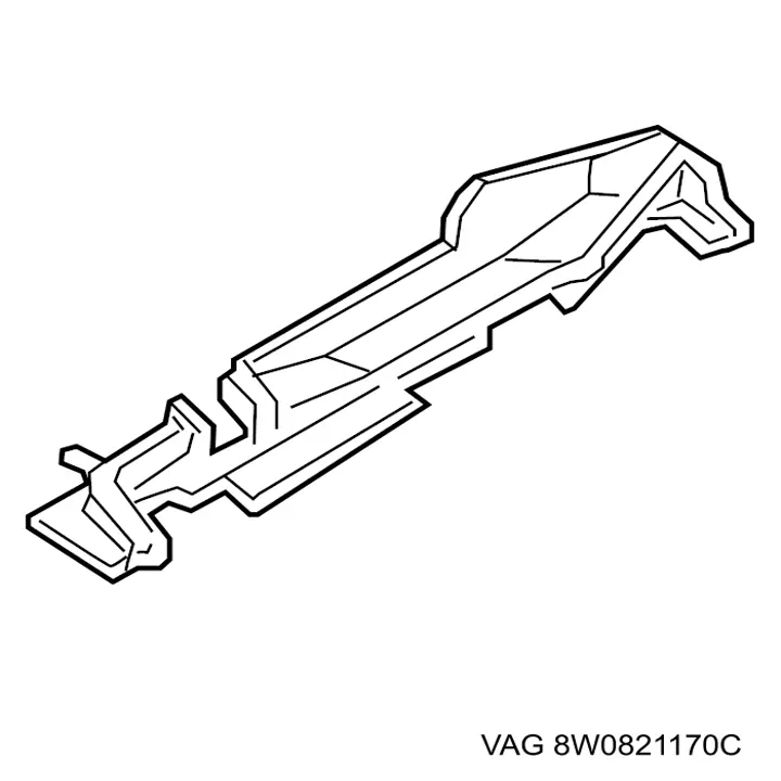 8W0821170C VAG Tapón lateral de cubrejunta