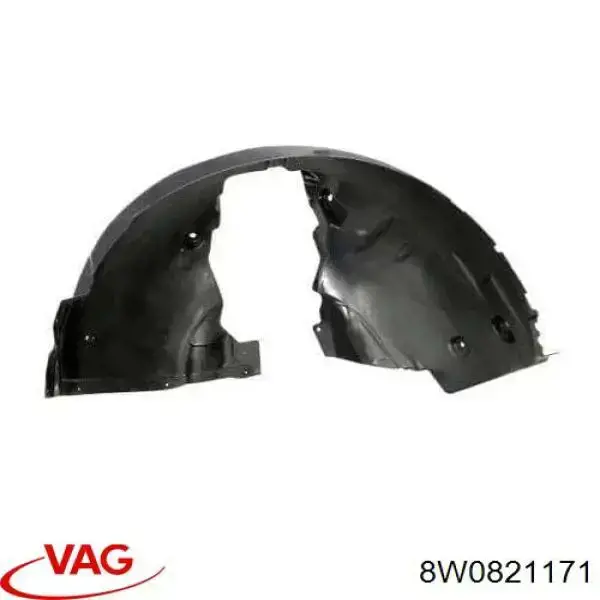 Guardalodos interior izquierdo, guardafango delantero VAG 8W0821171 precio, desde 61,71 EUR