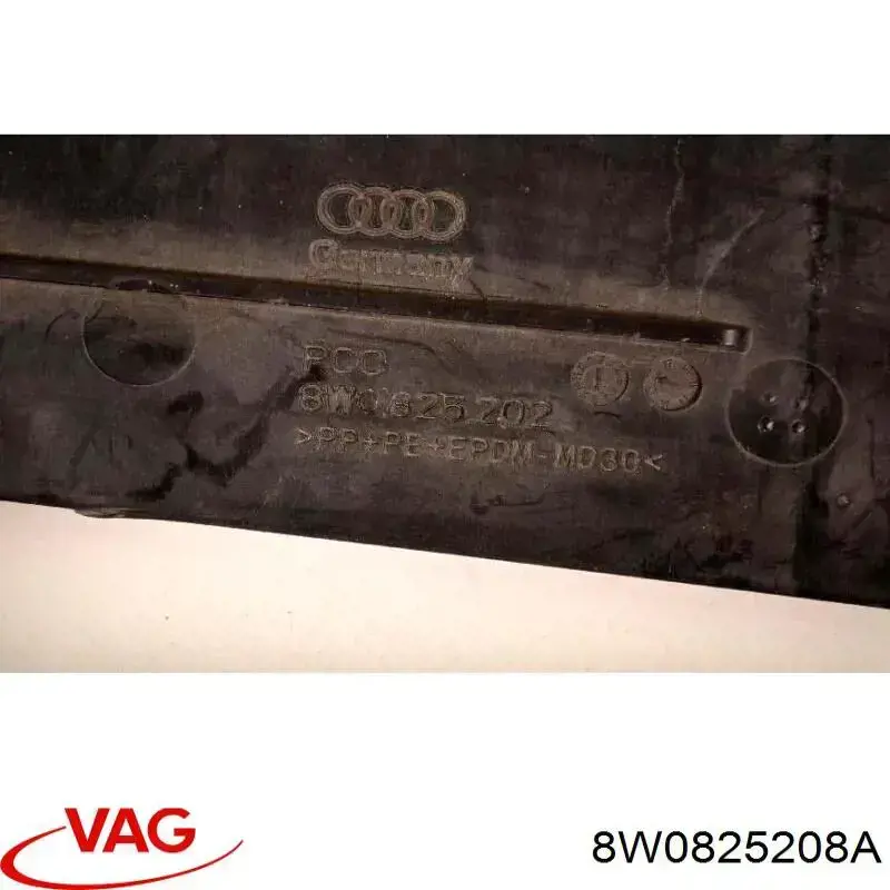 Protección inferior derecha 8W0825208A VAG