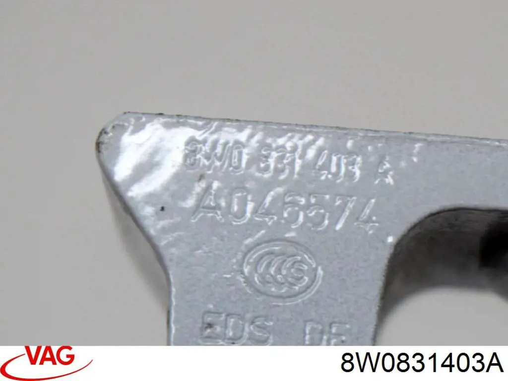 Bisagra de puerta delantera izquierda VAG 8W0831403A