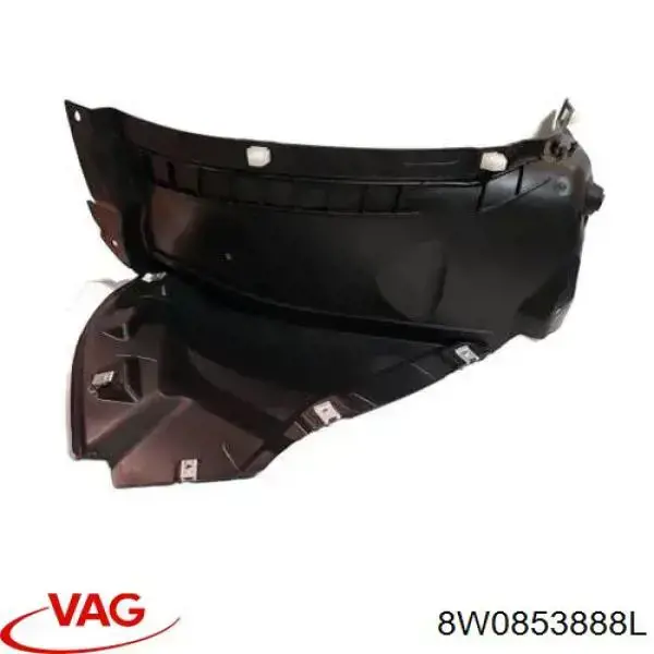 8W0853888L VAG guardabarros interior, aleta delantera, derecho delantero