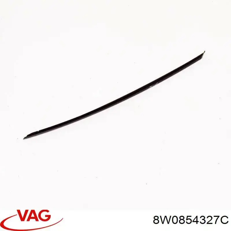 Moldura izquierda del parabrisas 8W0854327C VAG