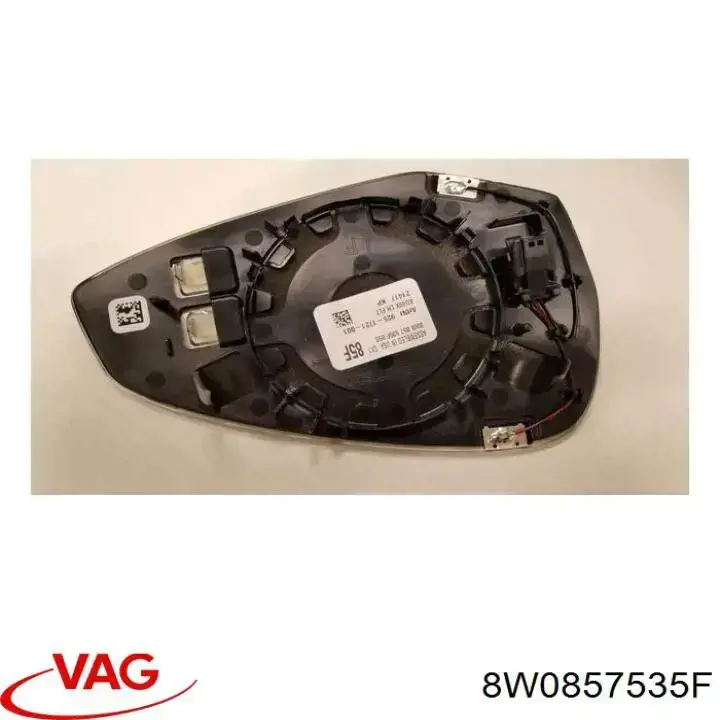 8W0857535F VAG Cristal de espejo retrovisor exterior izquierdo