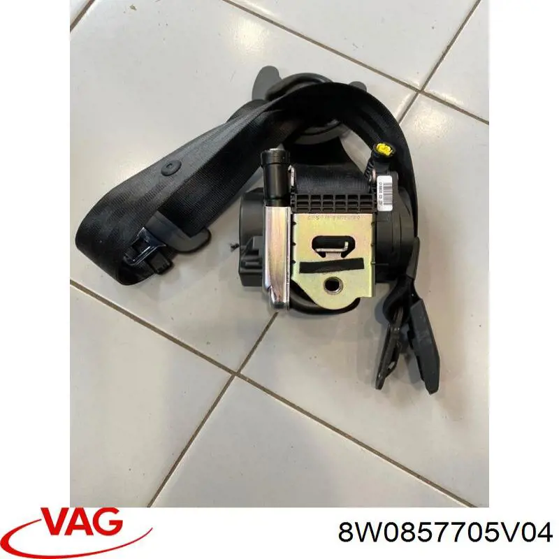 8W0857705V04 VAG Cinturón de seguridad delantero izquierdo