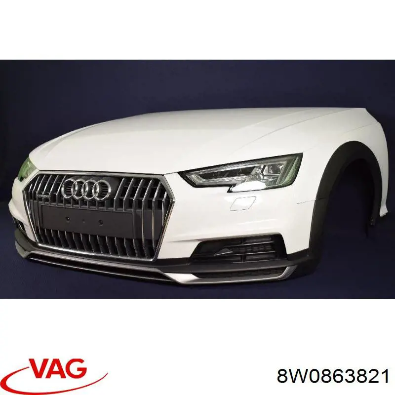 Protección delantera del motor 30863488 AND