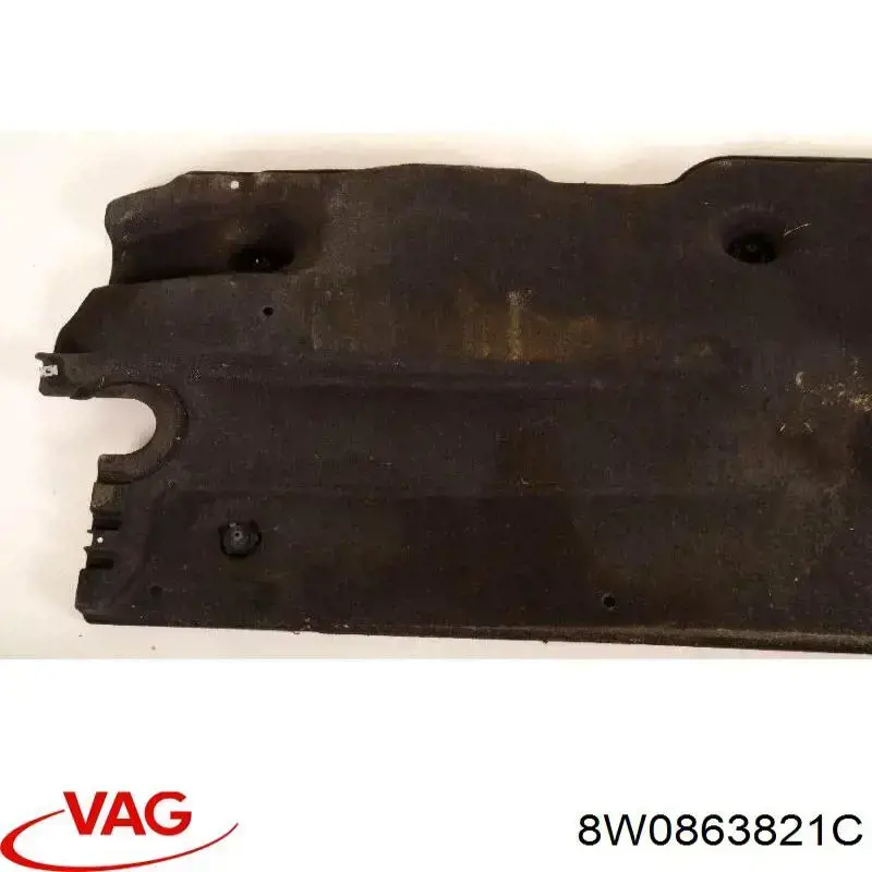 8W0863821C VAG protección motor delantera